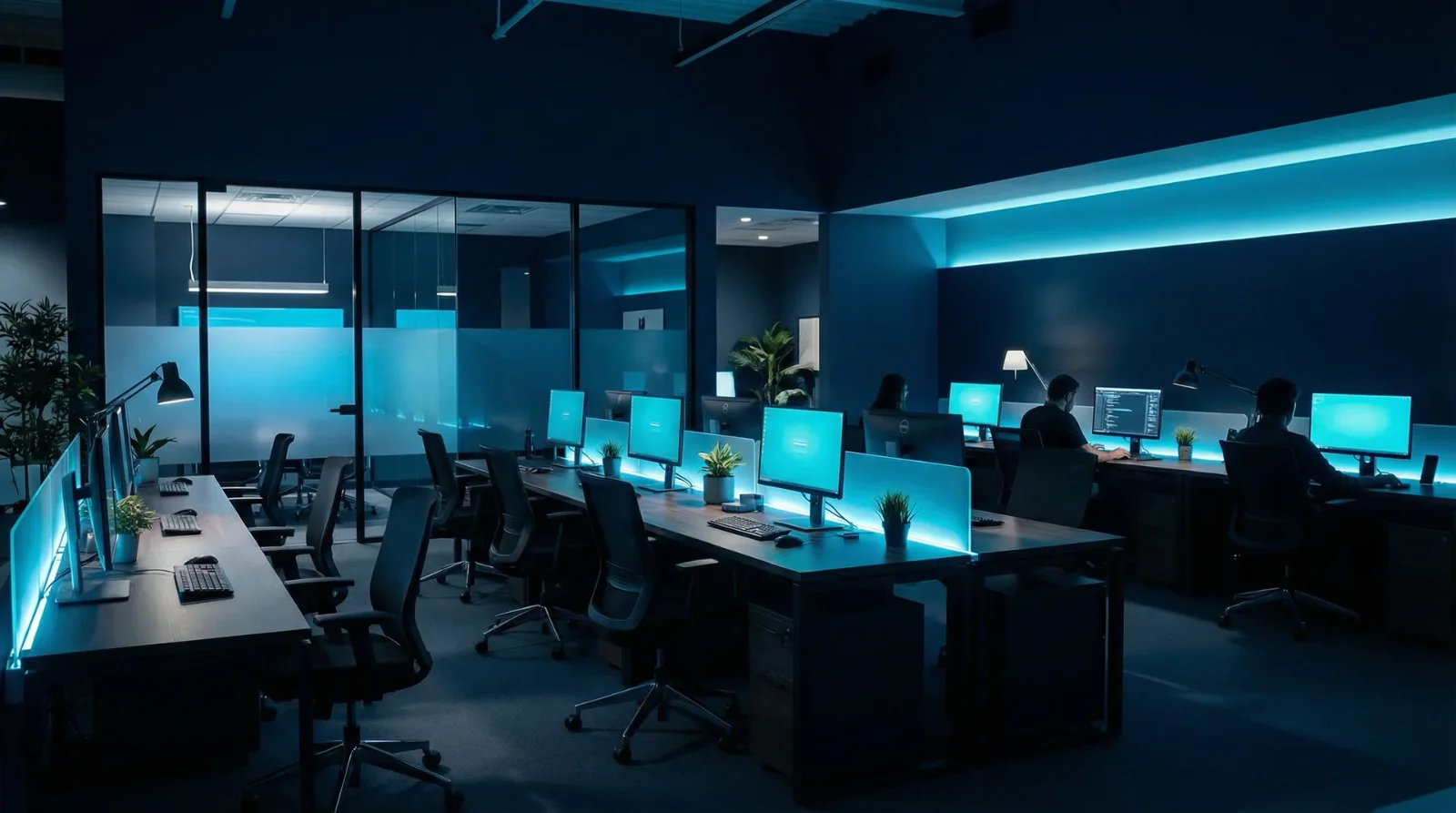 Arbeitsplatz im Büro von Zöllner Büro- & IT-Systeme in Elsterwerda