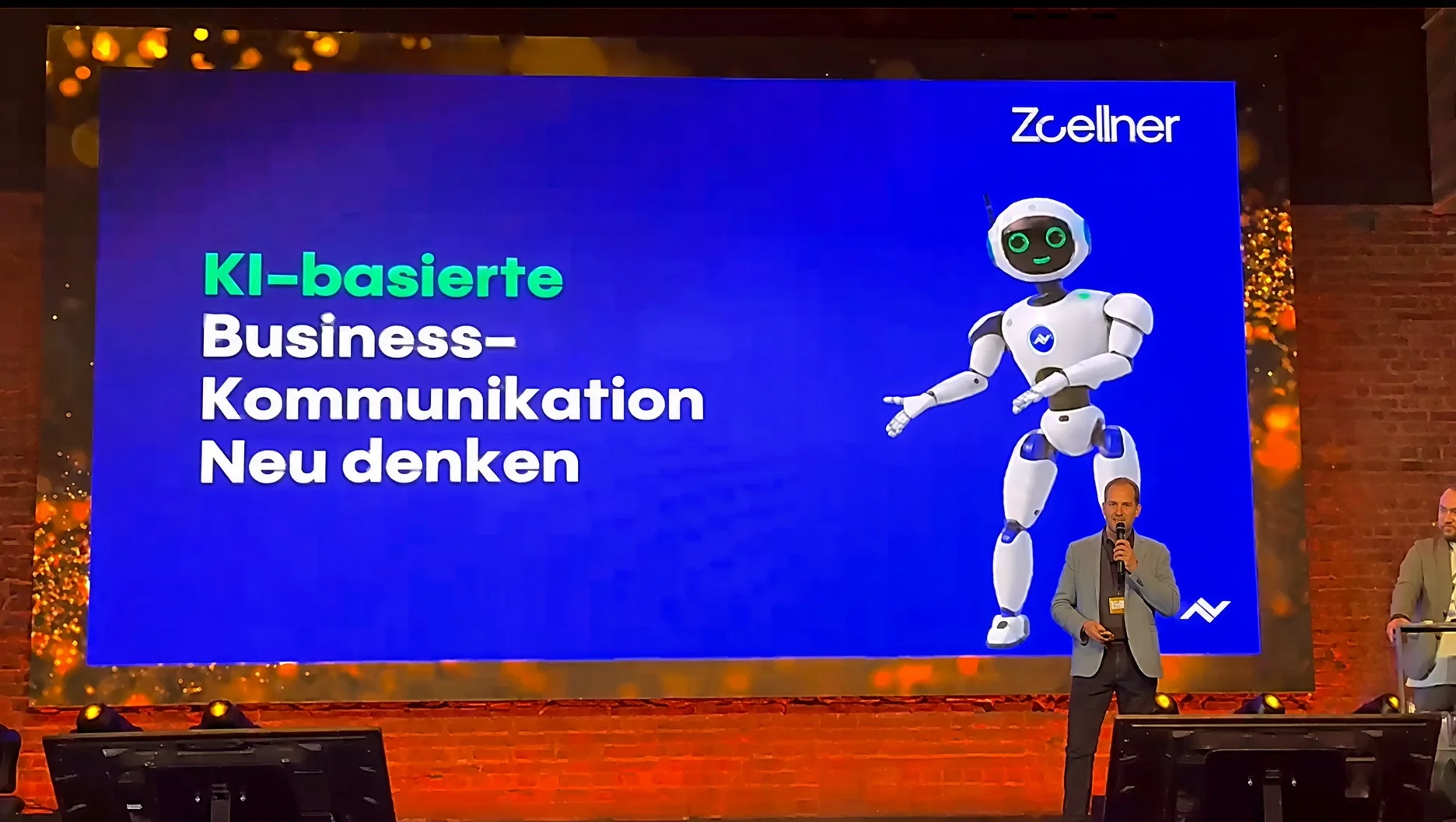 Peter Gemander auf der Bühne der onOffice business-beats 2026 in Aachen